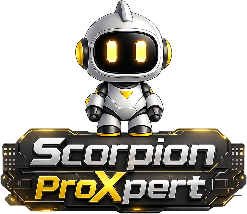 Scorpion ProXpert AI trading robot logo